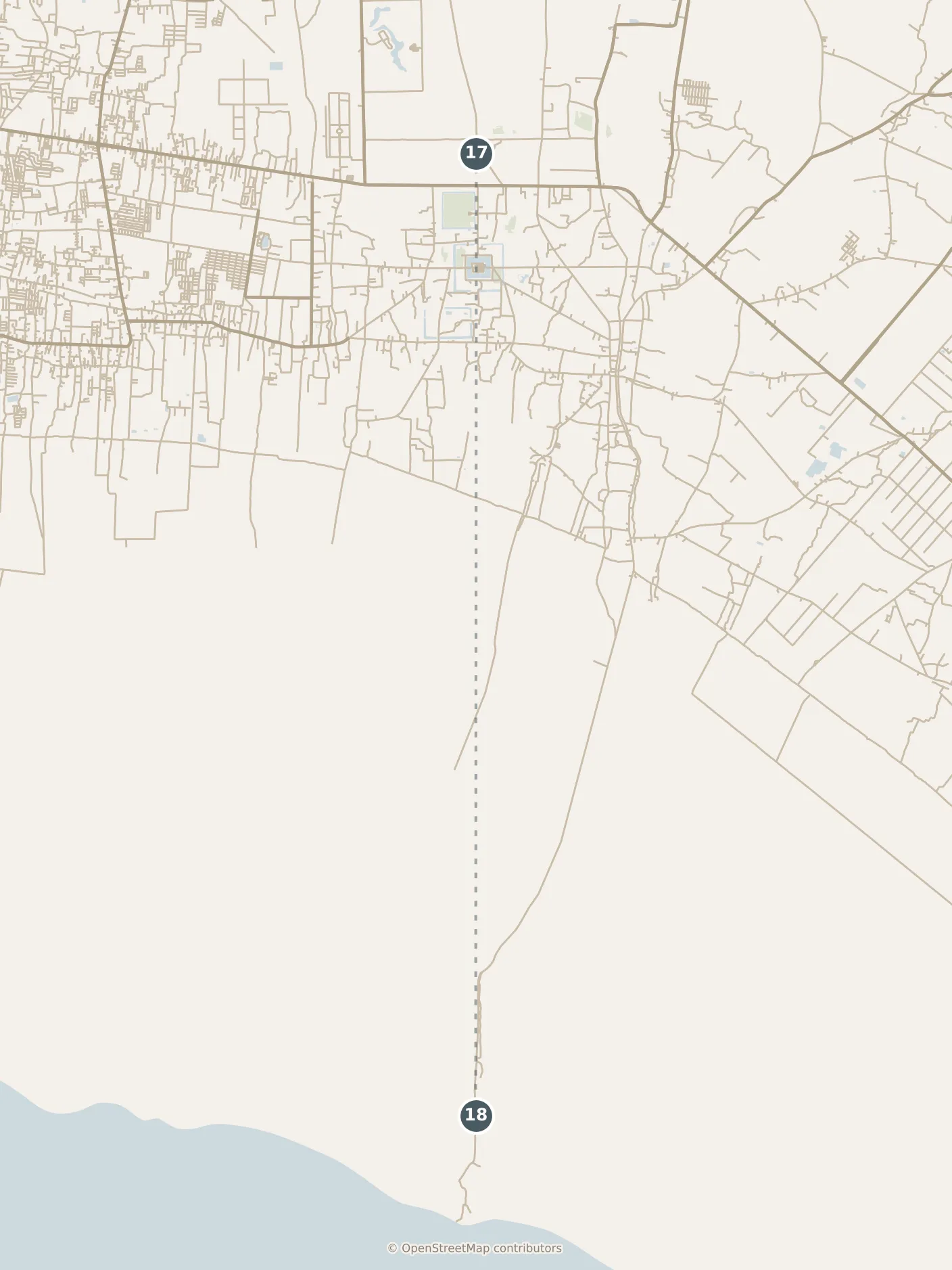 Map of Siem Reap, with a third day · stop 18: stop 18, numbered in walking order.