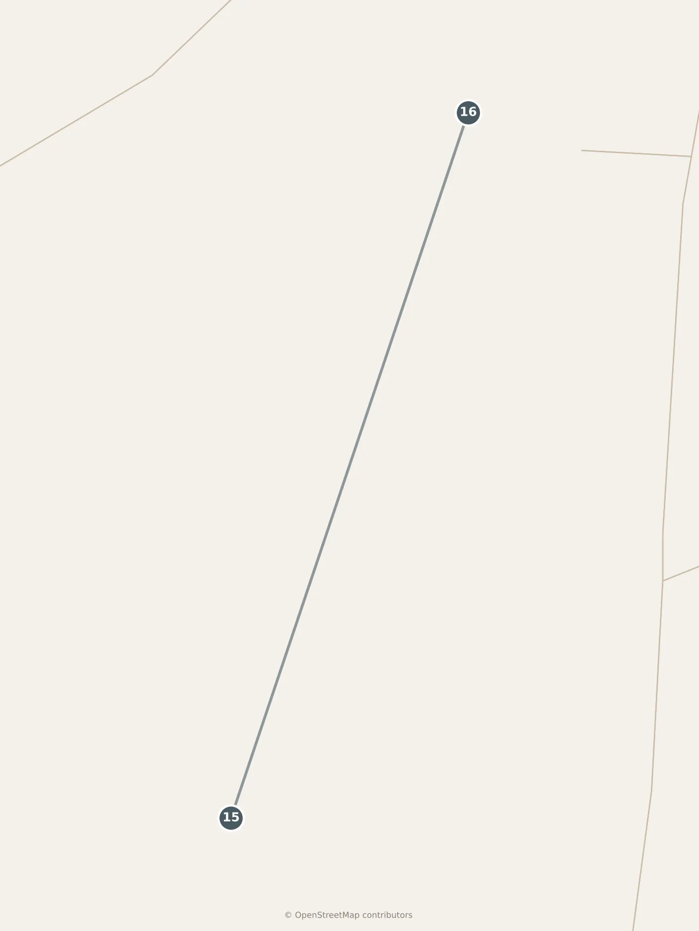 Map of Vienna, with a third day · stops 15–16: stops 15–16, numbered in walking order.